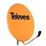 Antena satelitarna TELEVES 800 pomarańczowa